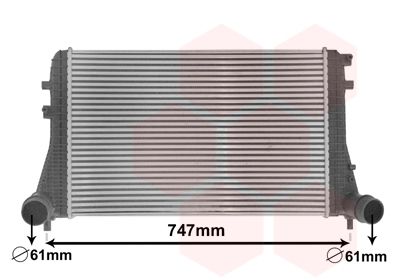 VAN WEZEL Kompressoriõhu radiaator 58004306